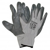 Rękawice poliestrowe powlekane nitrylem JM GLOVES 120 (rteni)