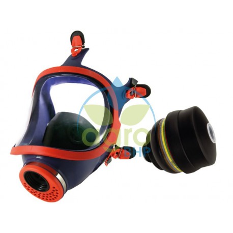 Maska pełnotwarzowa silikonowa 731-R + filtropochłaniacz ABEK2HgP3