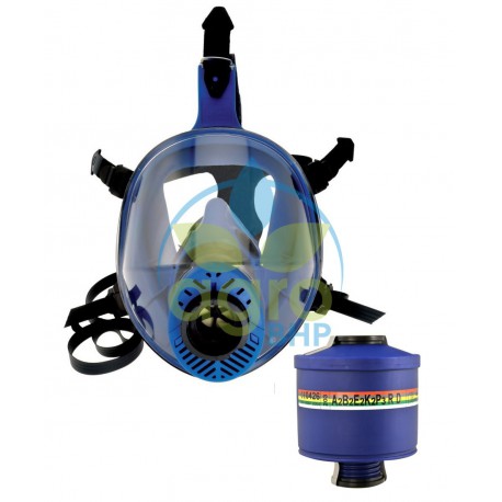 Maska pełnotwarzowa Spasciani TR2002 + filtropochłaniacz ABEK2P3