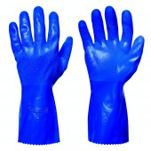 Rękawice nitrylowe Granberg odporne chemicznie długość 30cm